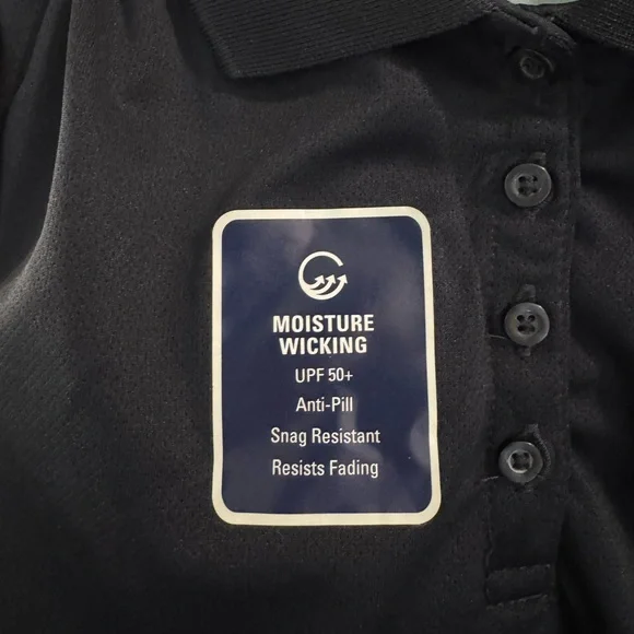 IZOD Kids Dark Blue Polo Shirt - Picture 3 of 5